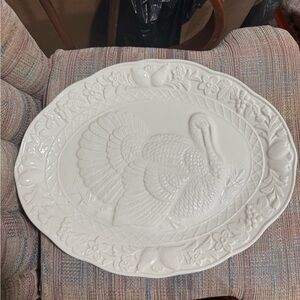 Classic Cream Turkey Platter